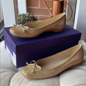 NWT Stuart Weitzman | Studded Cream Flat | Size7.5